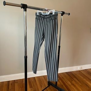 Banana Republic, striped, cigarette pants